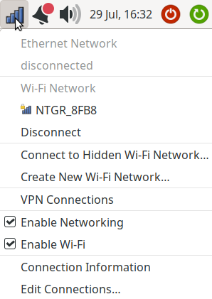 Managing network connections with nm-connection-editor