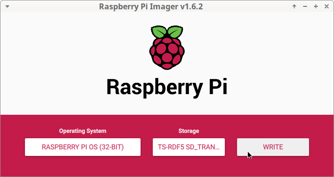 Creating a bootable micro SD card with Raspberry Pi Imager