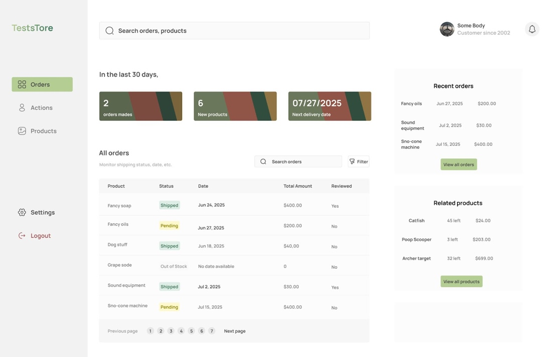   user info screen design in Figma