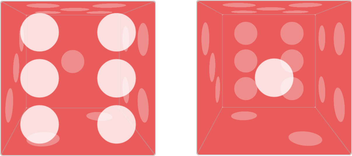 Element groups with transform: scaleZ(0.5) and transform: scaleZ(-0.5) styles