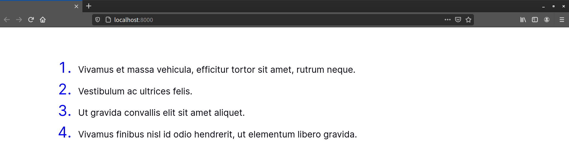 Using ::marker to style an ordered list