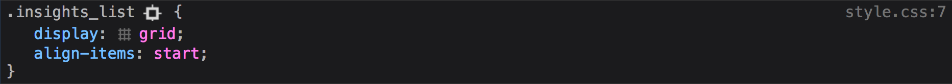 The grid inspector icon as seen in the developer tools of Firefox Developer Edition