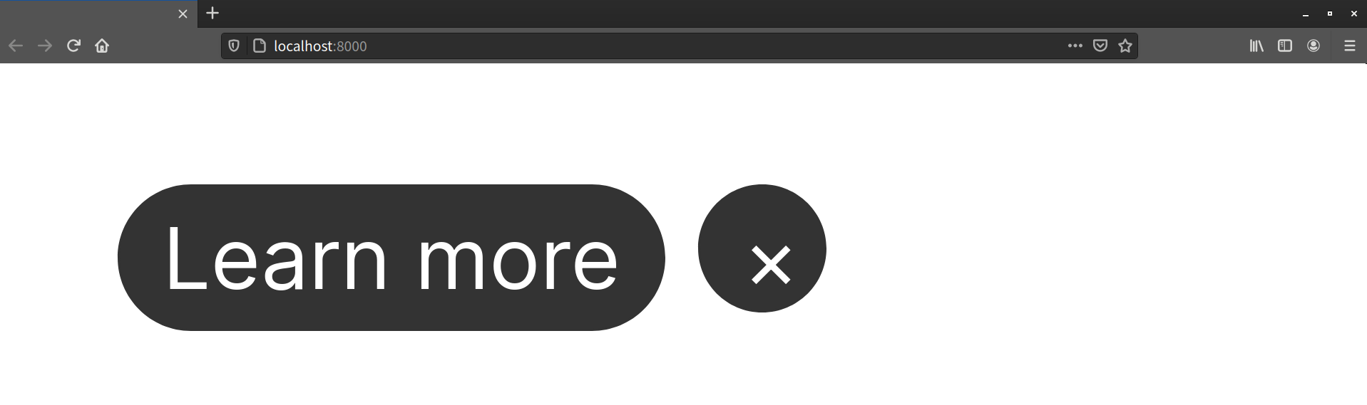 Our second button inherits unintended styles from the type=button selector