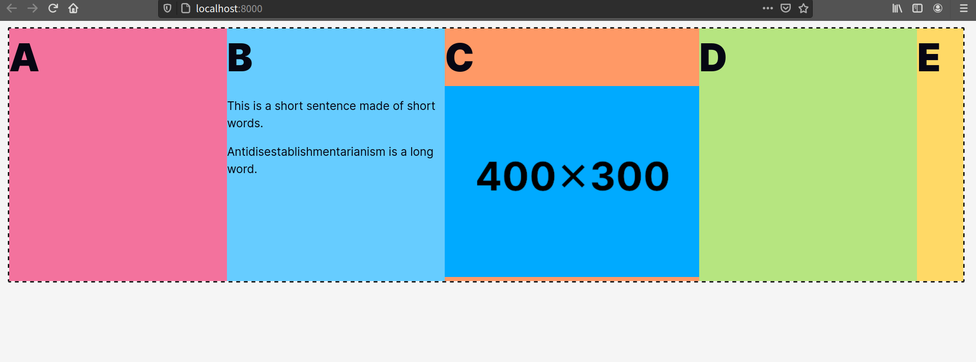 When the used flex factor is flex-shrink, the browser shrinks flex items proportionately
