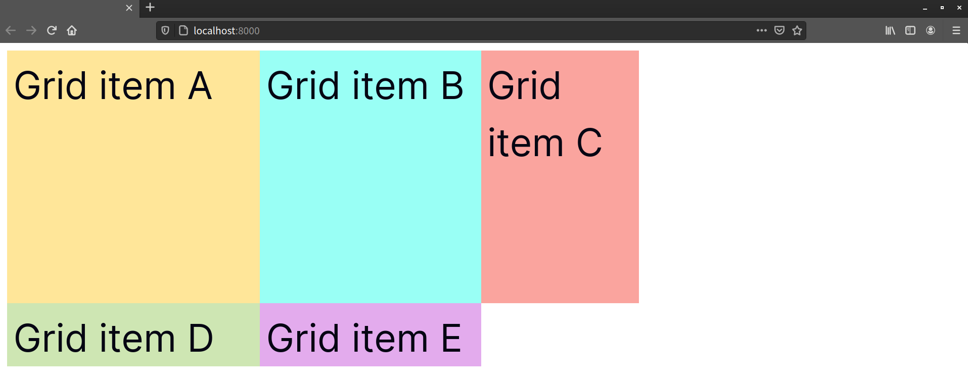Items in the first row are much taller now