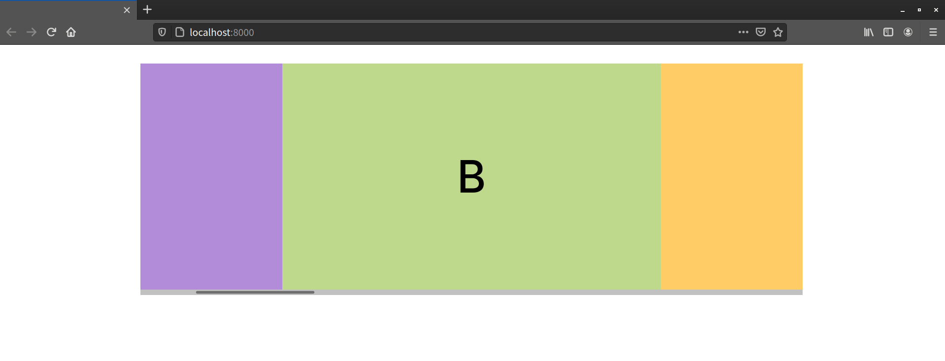 When scrolling horizontally, the scroll comes to rest with each next child element centered