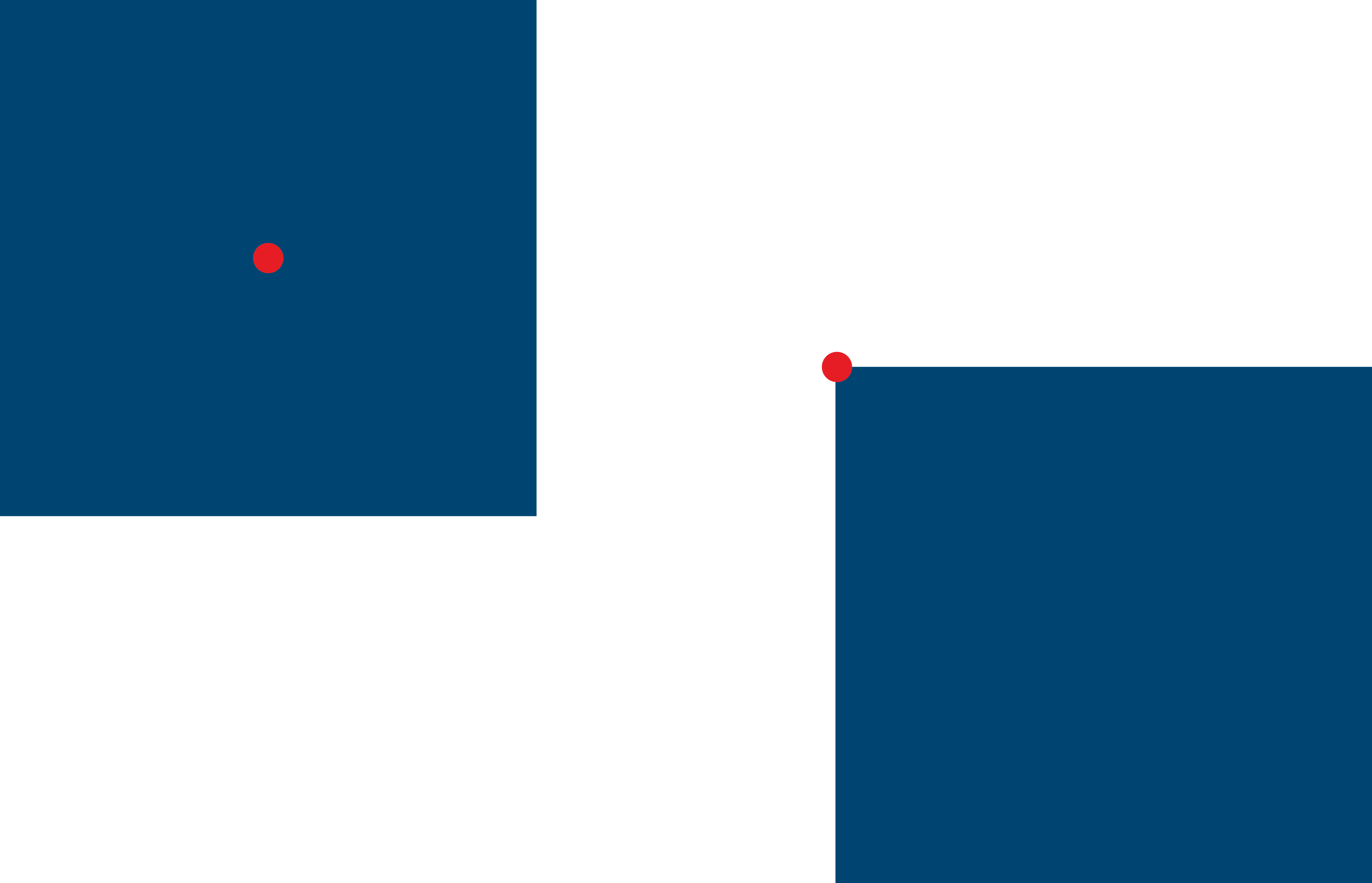 Rectangles with transform-origin values of 50% 50% (left) and 0 0 (right)