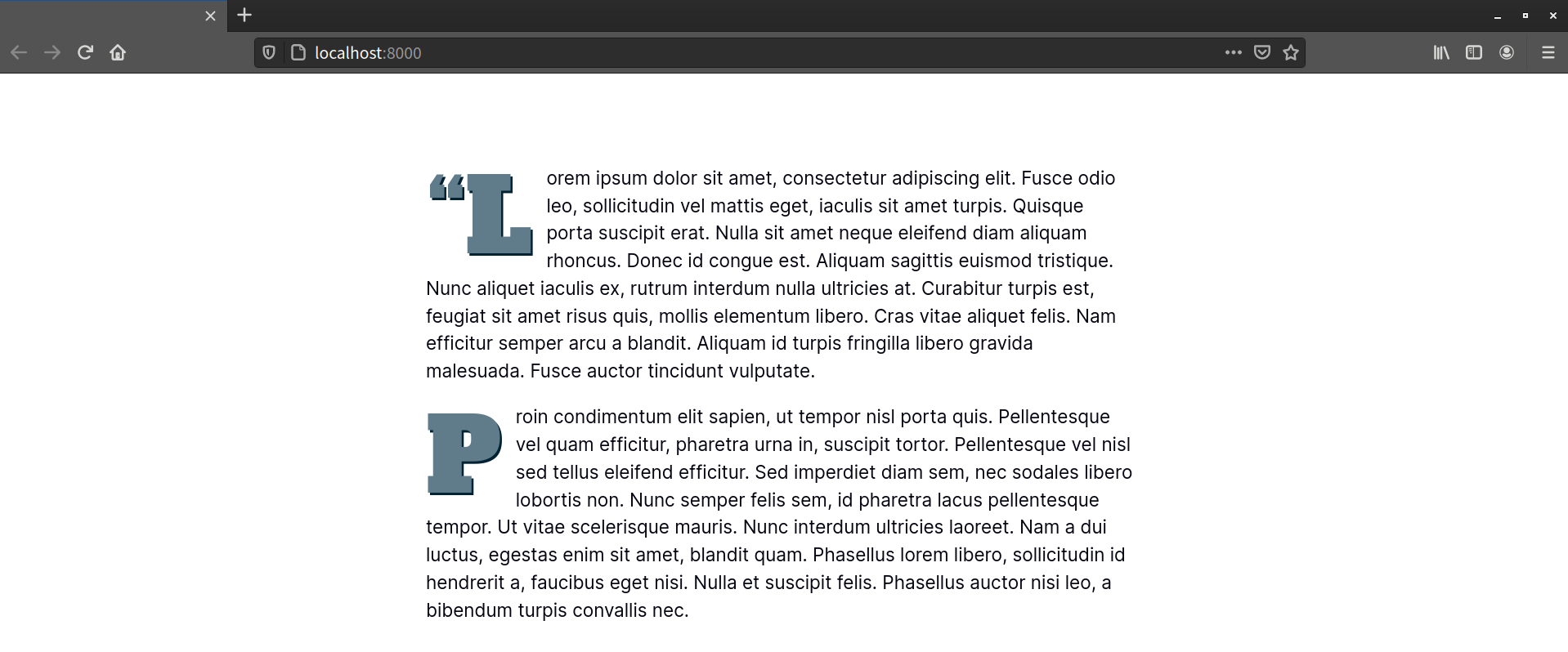 Punctuation characters may also receive ::first-letter styles if they immediately precede a letter or numeric character