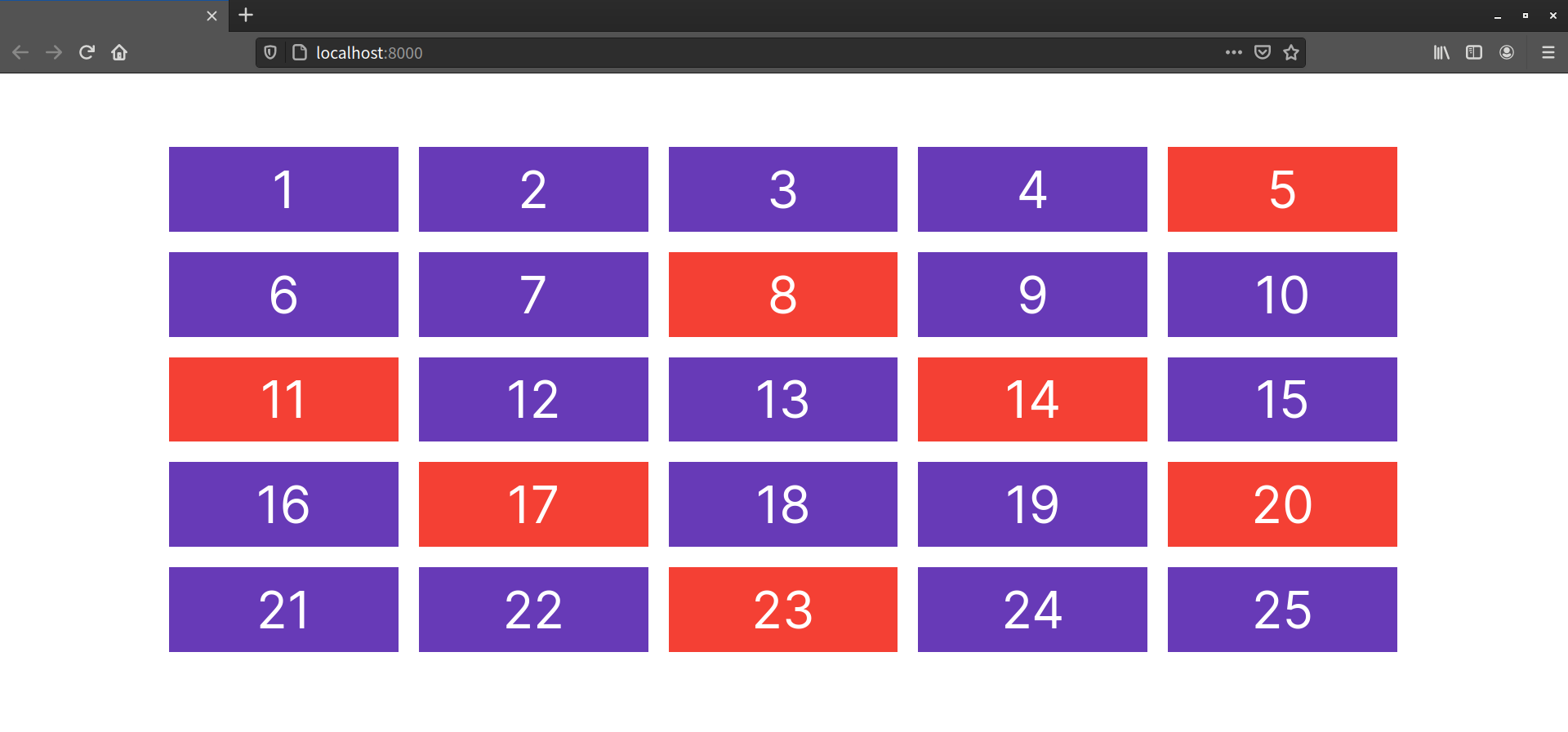 Selecting every third element, starting with the fifth