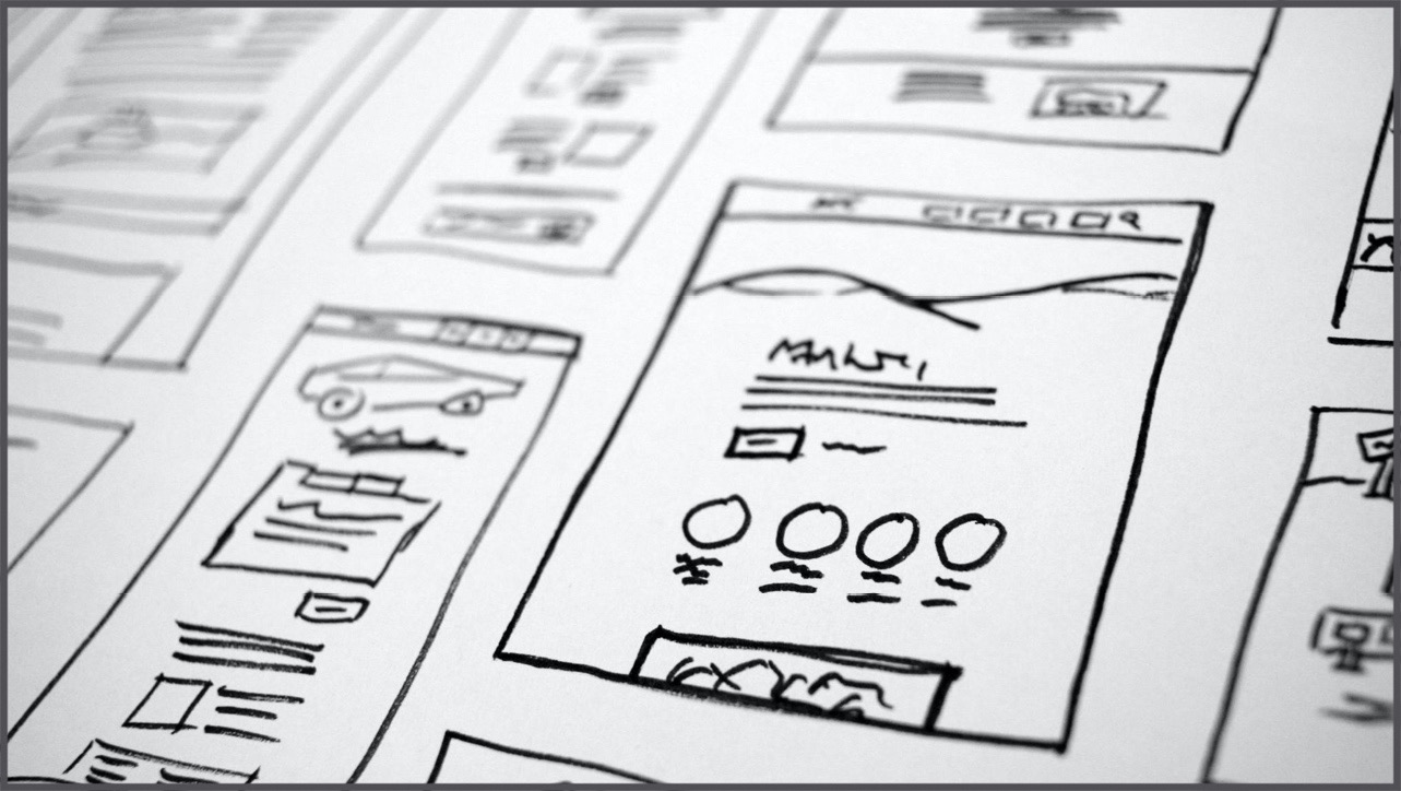 Figure 4.1 – A paper wireframe example (Photo by Halacious on Unsplash) 