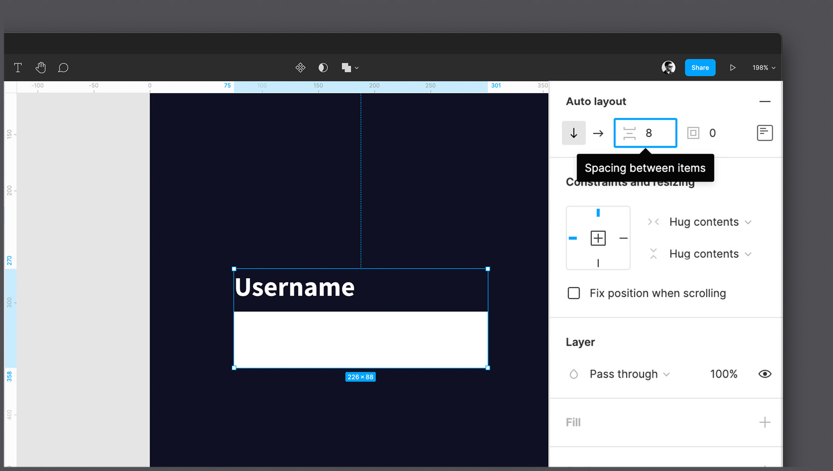Figure 6.27 – Adding a text label 