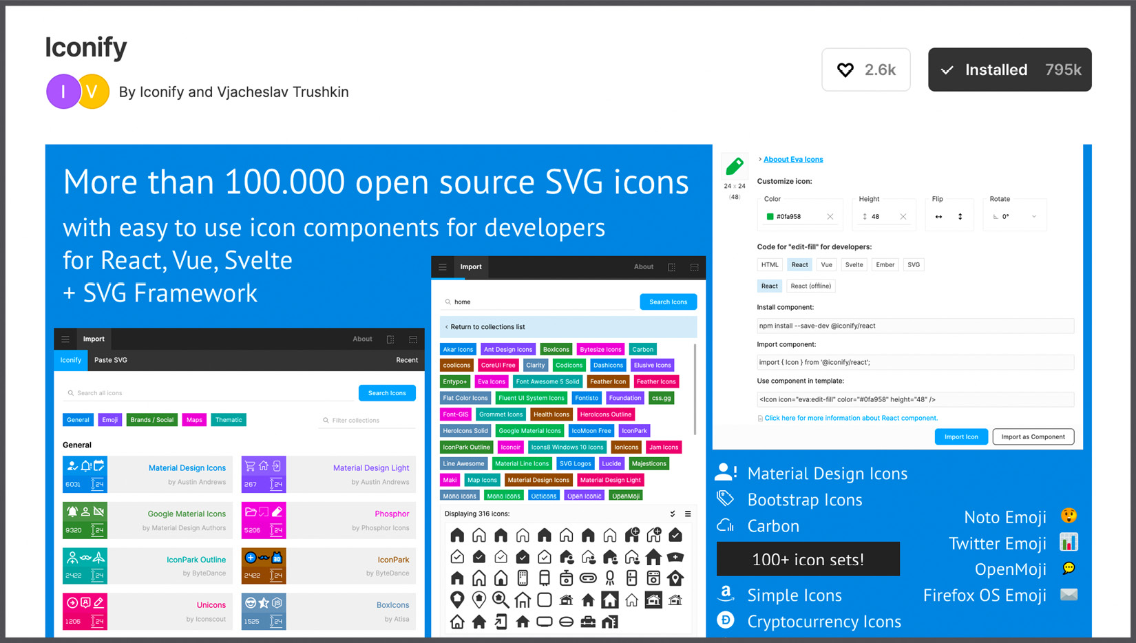 Figure 12.17 – Iconify by Iconify and Vjacheslav Trushkin 