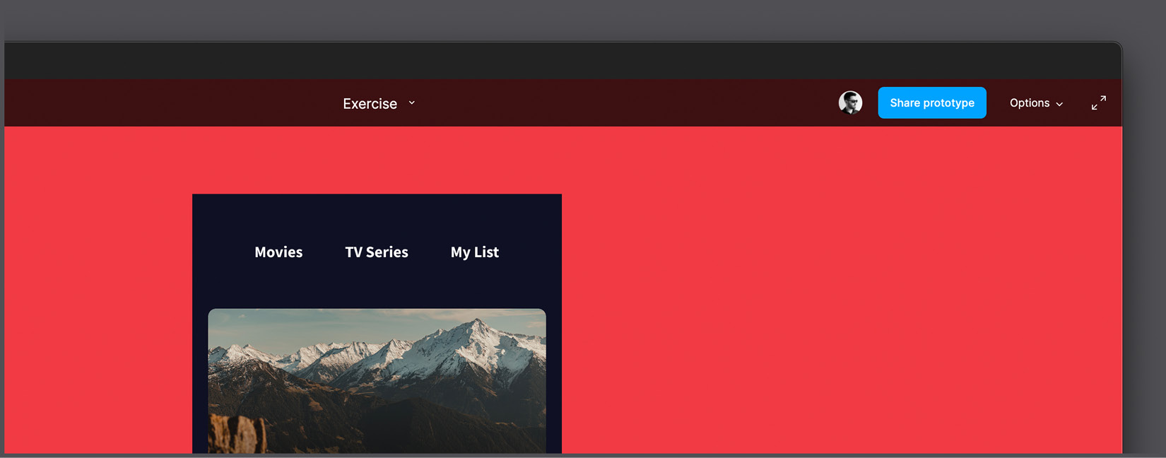 Figure 10.11 – Share prototype button 
