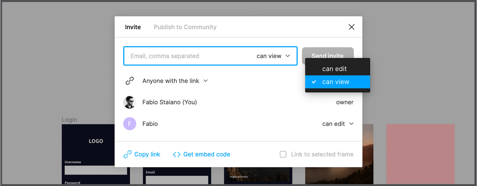 Figure 7.41 – Choosing a default rule for people joining via a link 