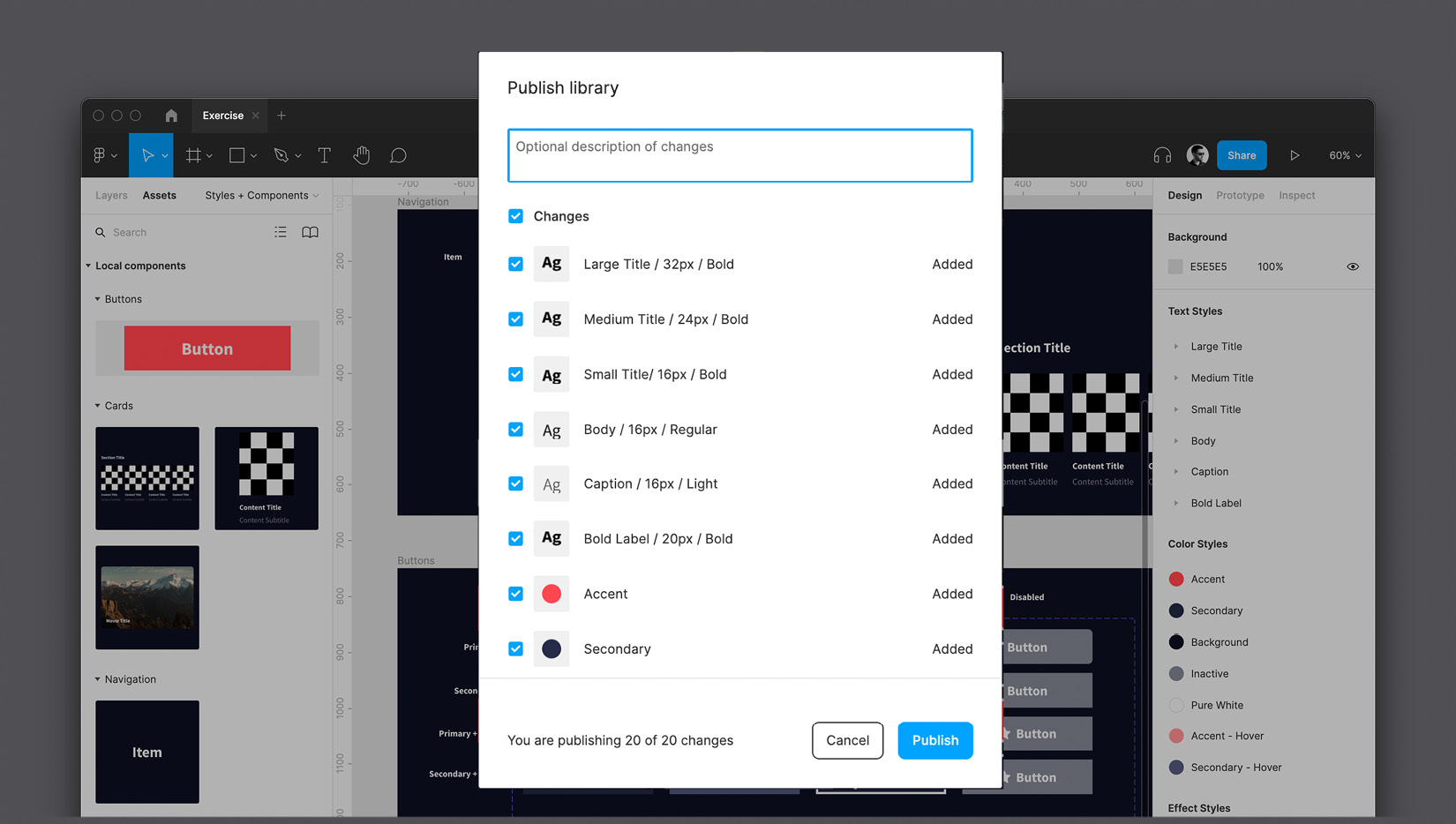 Figure 7.44 – Publishing a library 