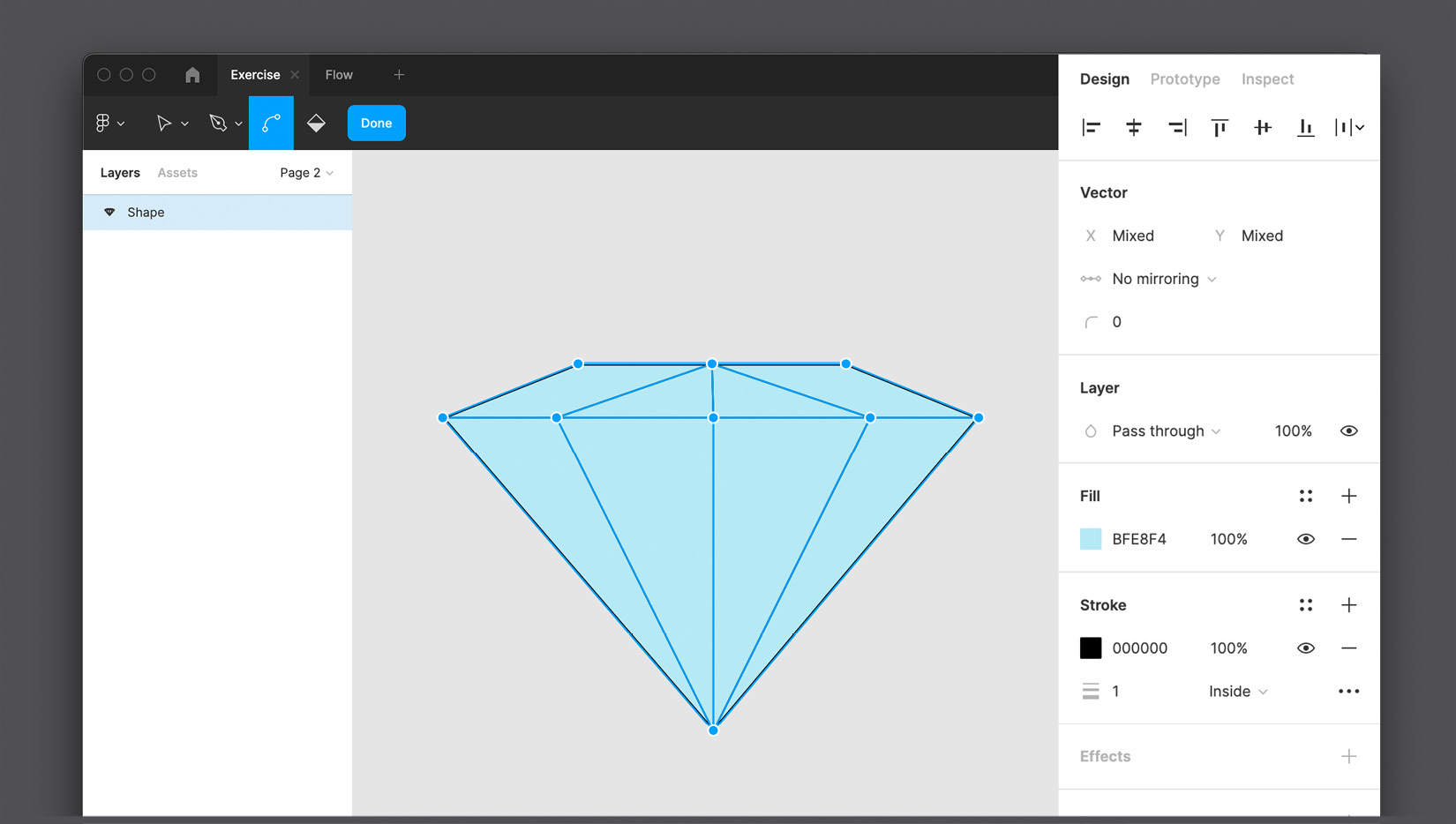 Figure 4.13 – A vector network example 