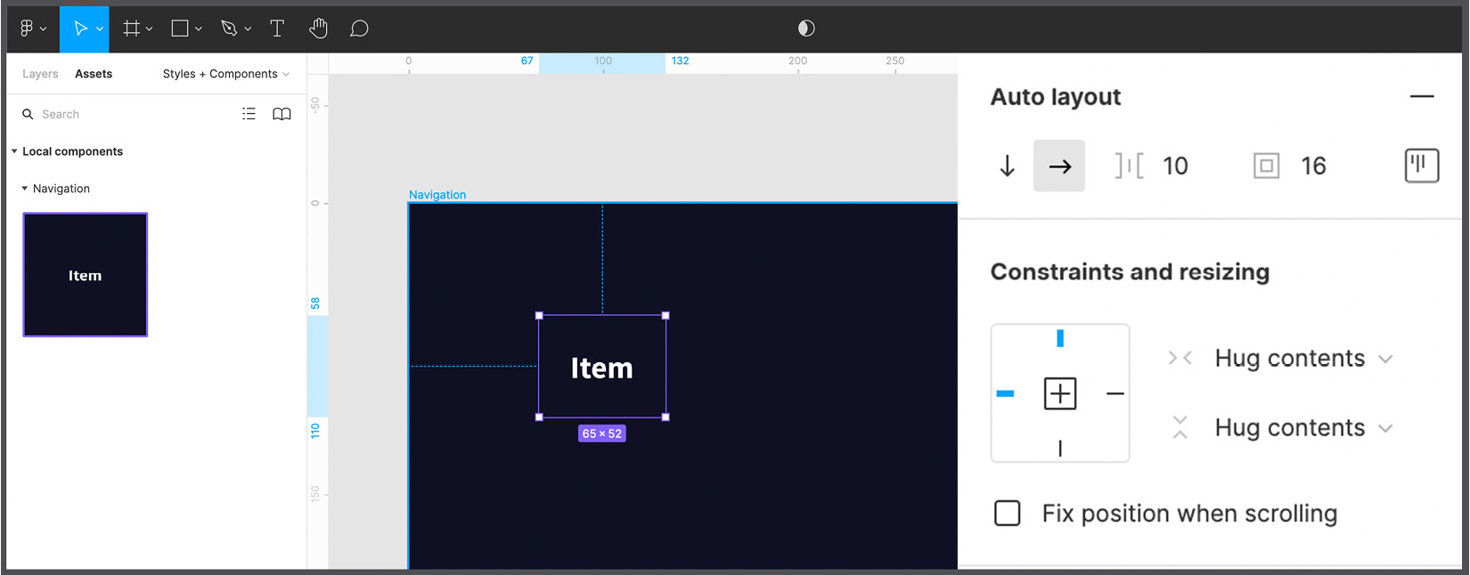 Figure 7.9 – Your menu item component 