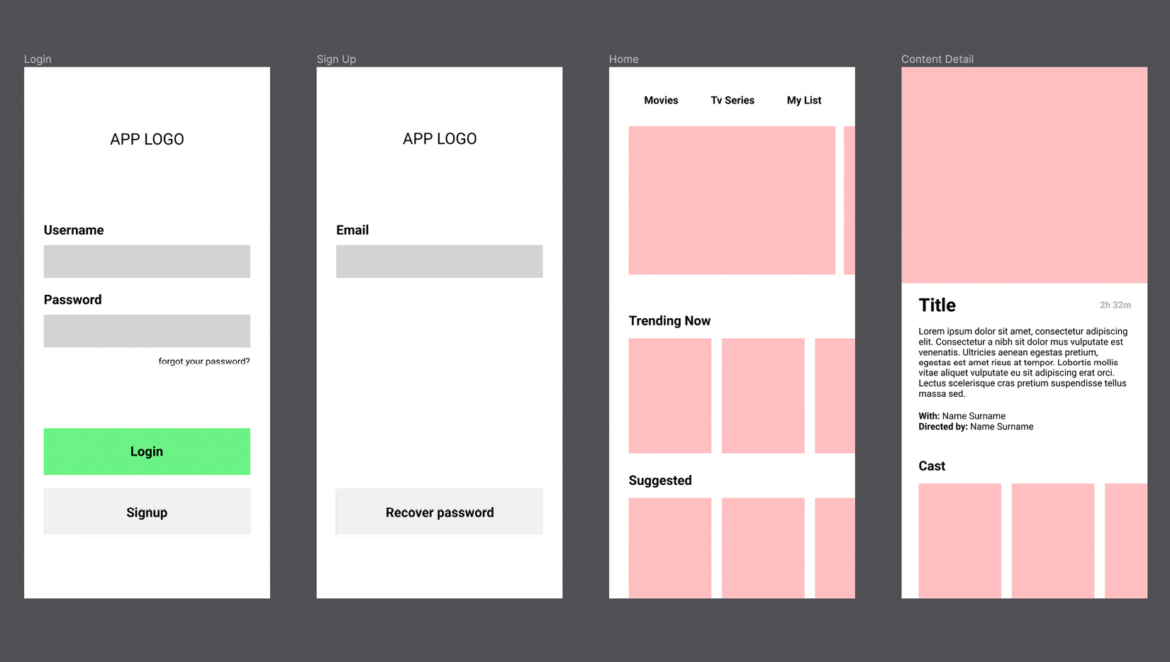 Figure 4.20 – The finished wireframe structure 