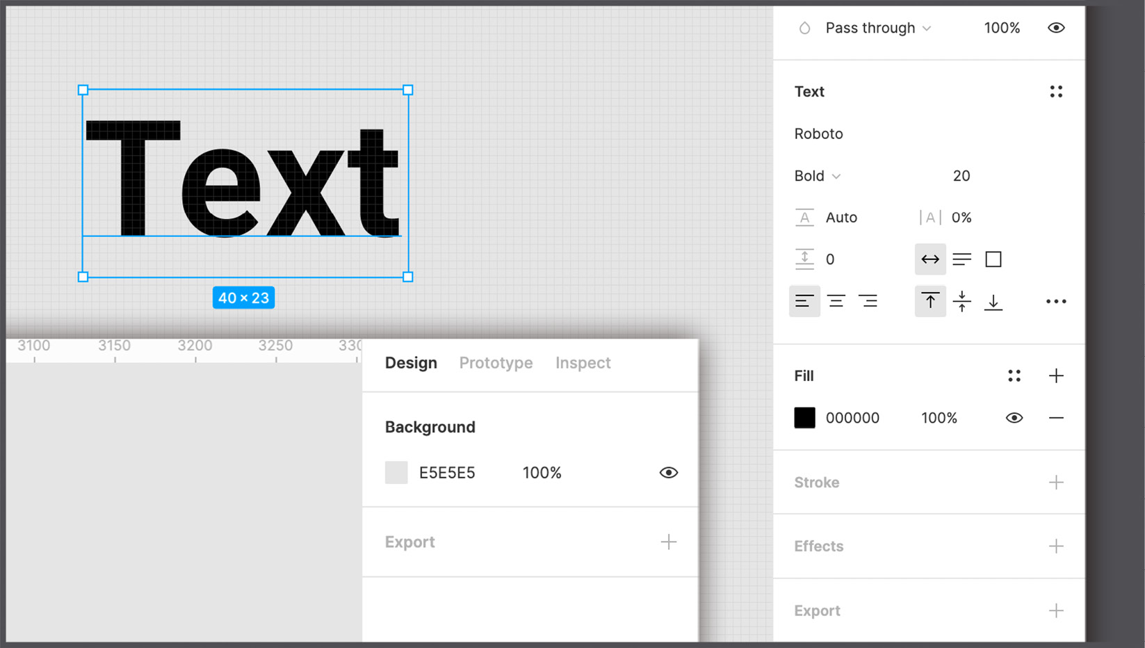 Figure 3.4 – An example of context-sensitive options 