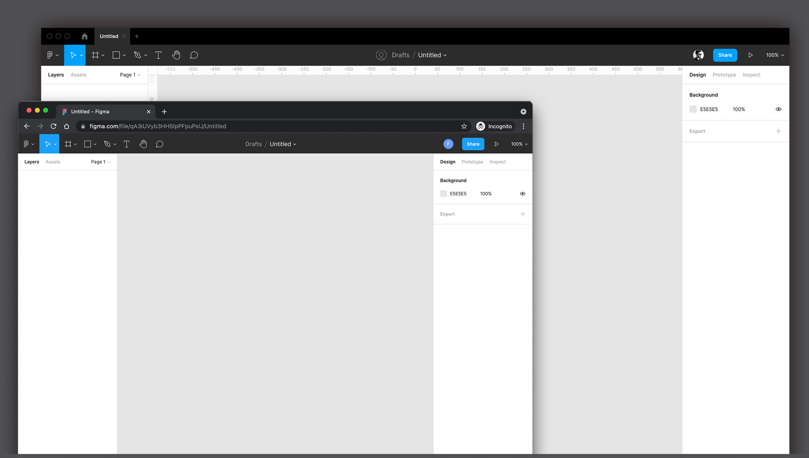 Figure 1.4 – Web app and desktop app 