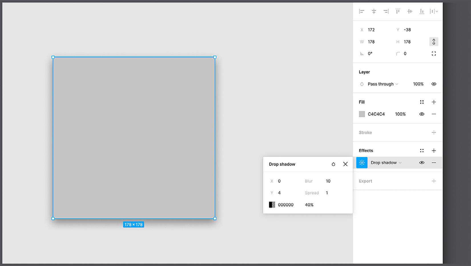 Figure 5.12 – The Drop shadow effect 