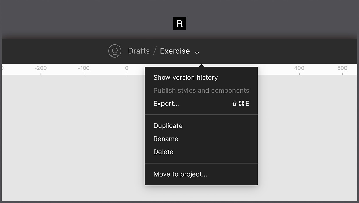 Figure 3.11 – A project's settings 