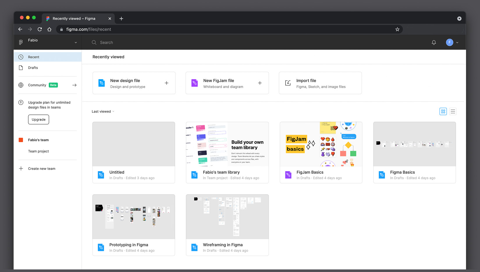 Figure 1.7 – Welcome screen 