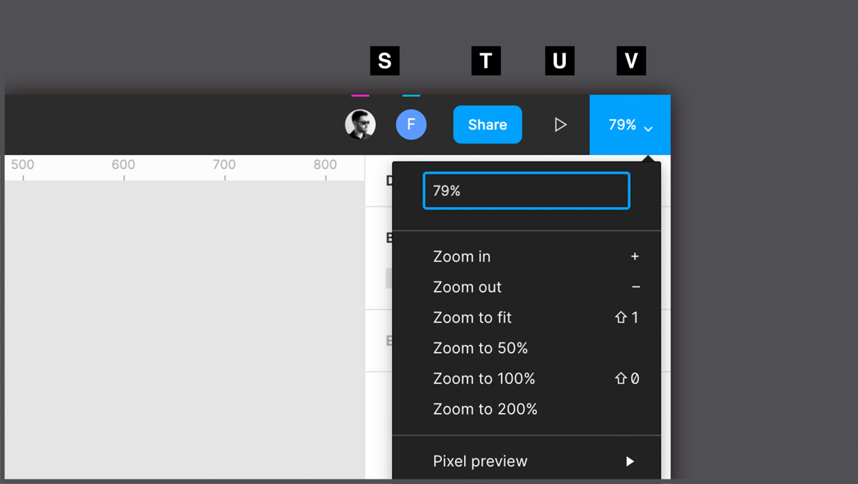 Figure 3.12 – The Collaboration, Testing, and View tools 