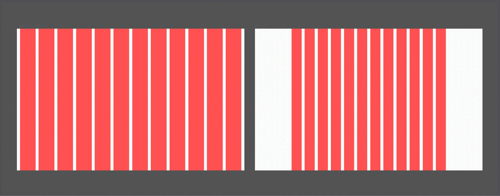 Figure 8.24 – Fluid (left) and boxed (right) layout 