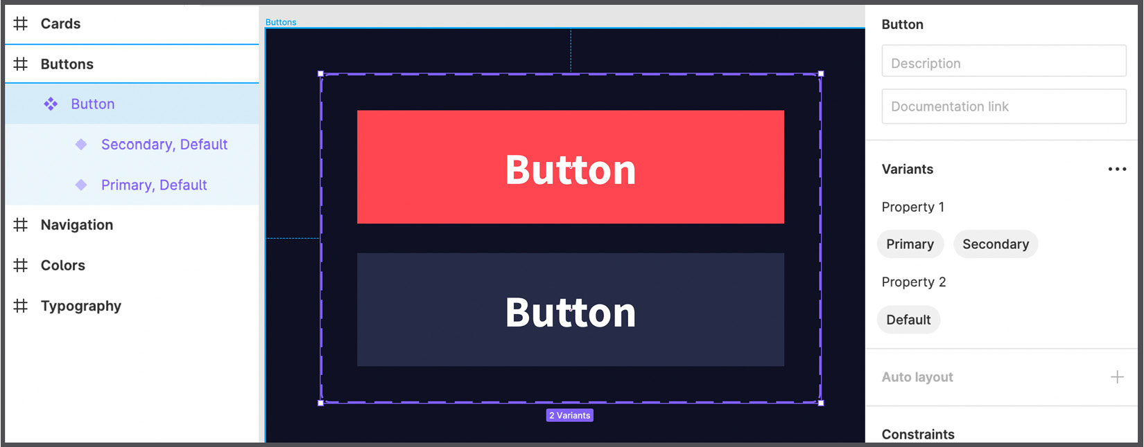Figure 7.32 – An overview of the component set 