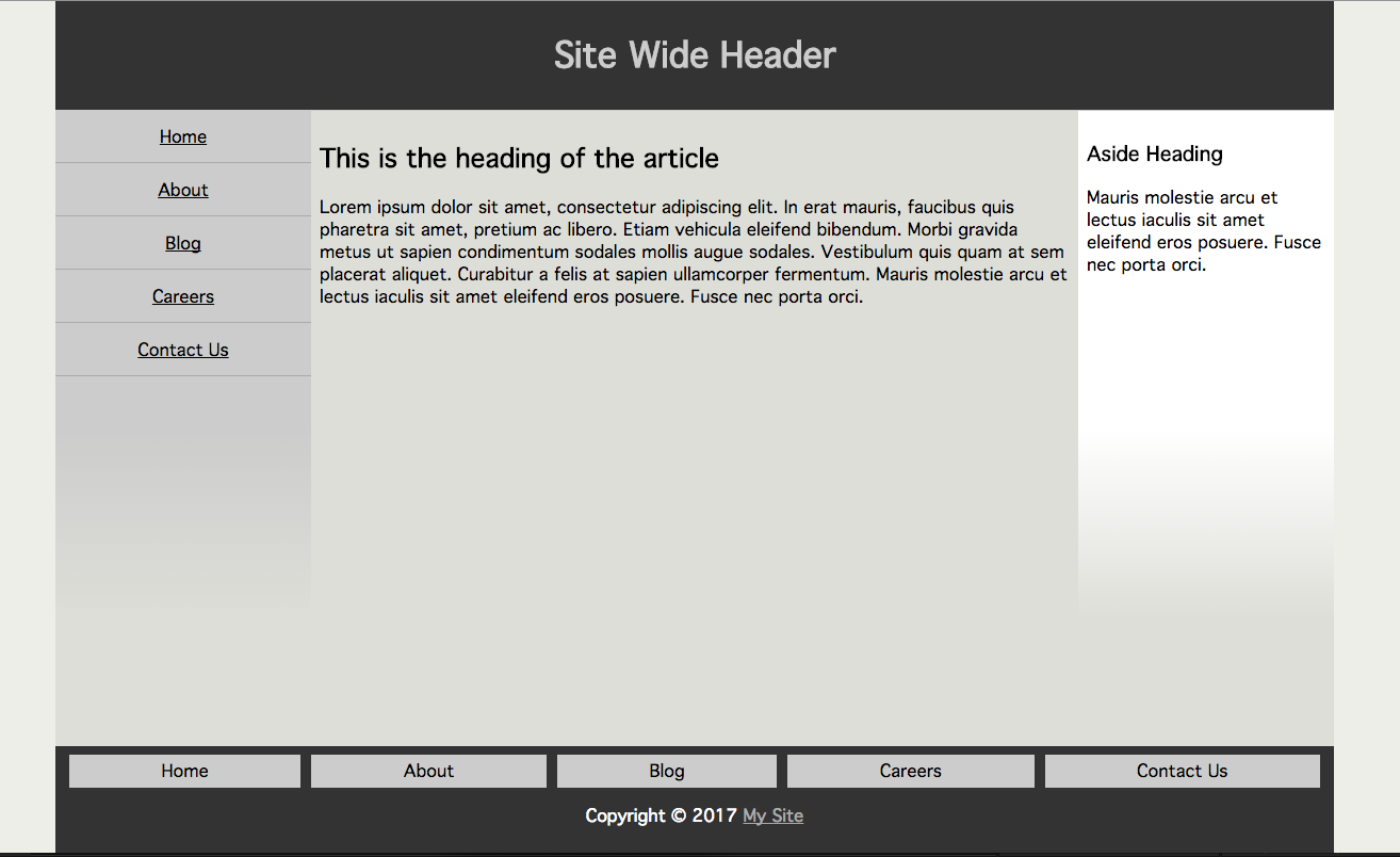 Sticky footer with flex: 1 makes the footer stick to the bottom even when there is a lot of unused space