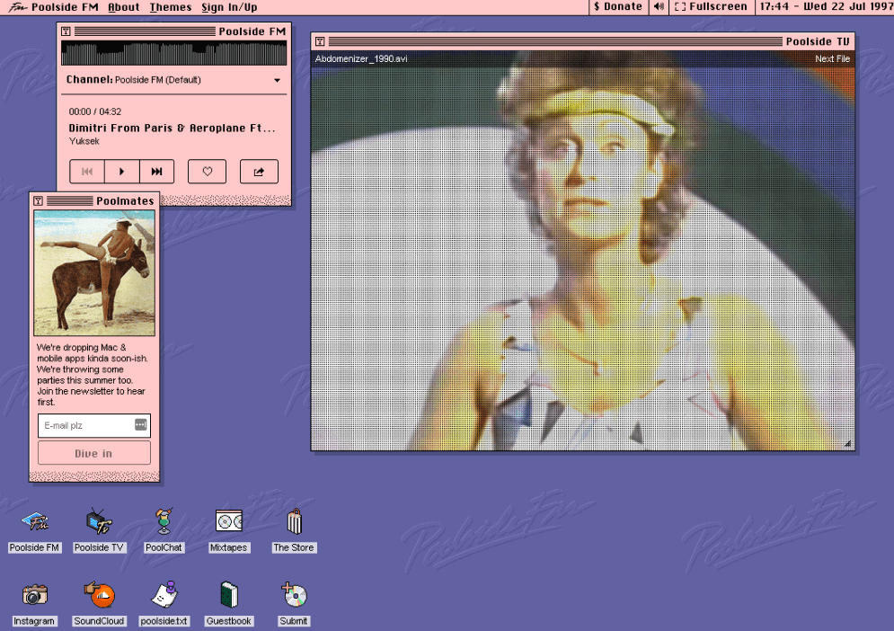 PoolsideFM take you back to the early 90s