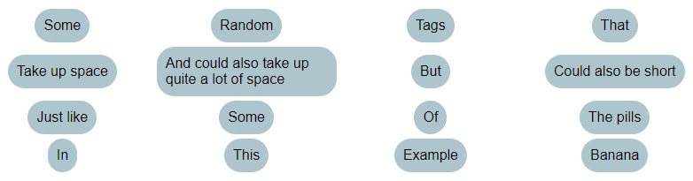 Figure 3.7 – The pill layout centered vertically and horizontally using the justify and align properties