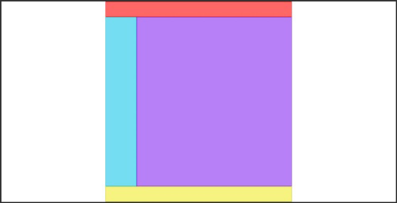 Figure 3.10 – The grid layout, centered