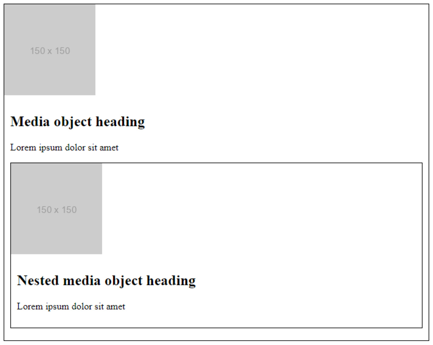 Figure 5.2 – The unaligned media object