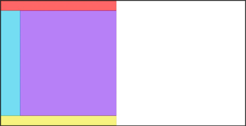 Figure 3.9 – The layout with a fixed-size content column