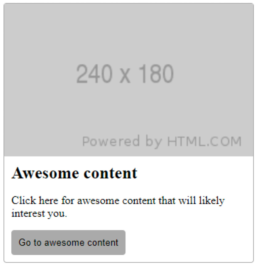 Figure 5.6 – The fully styled card element