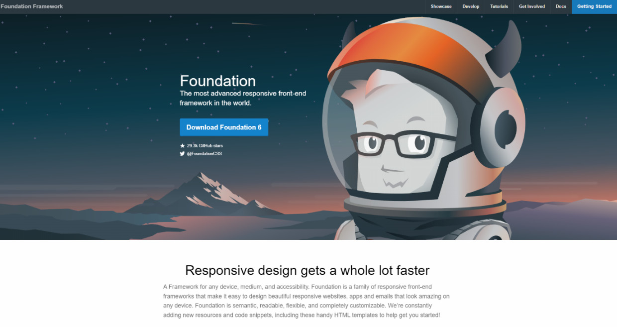 Figure 8.9 – Foundation’s landing page
