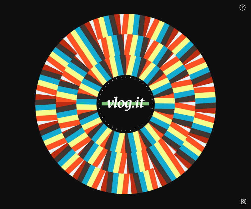 Figure 6.14 – The landing page of vlog.it