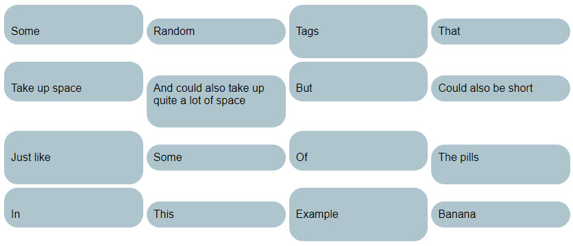Figure 3.5 – Aligning items to the text baseline