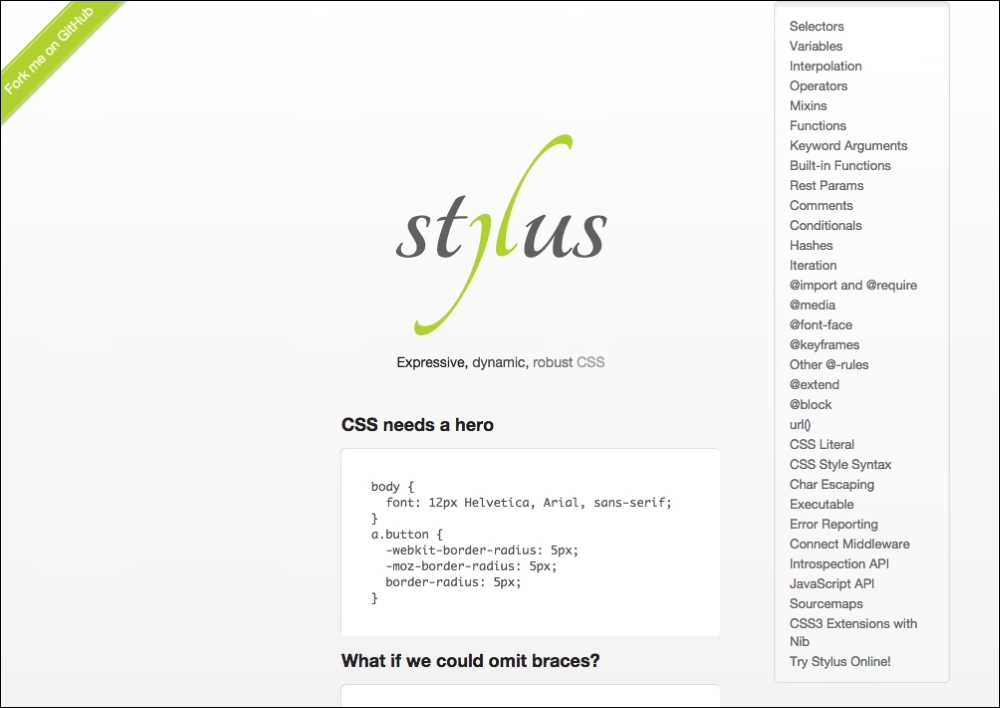 CSS with Stylus