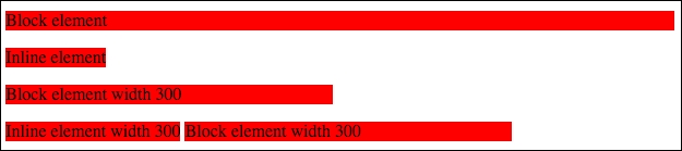 Inline-block display