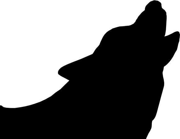An image of a howling wolf.