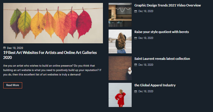 Our second grid layout