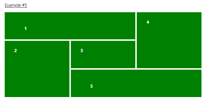 Our final, more complex grid layout