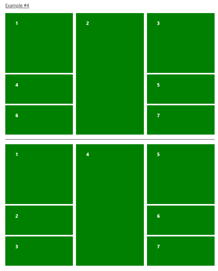 Options for displaying the code above