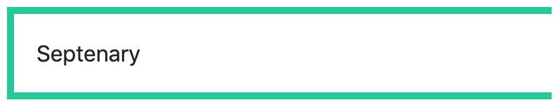 Figure 4.42 – A border utility class with the new septenary color 