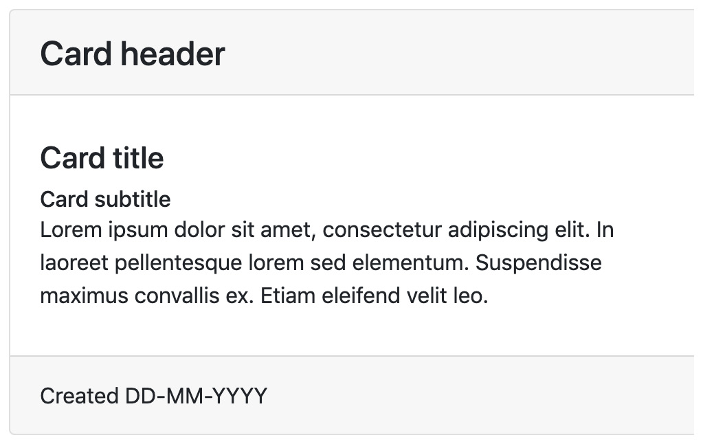 Figure 4.30 – Card component with spacer set to 2rem (changed) 