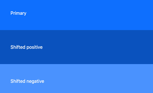 Figure 10.5 – Example of the shift-color function used with the primary color 