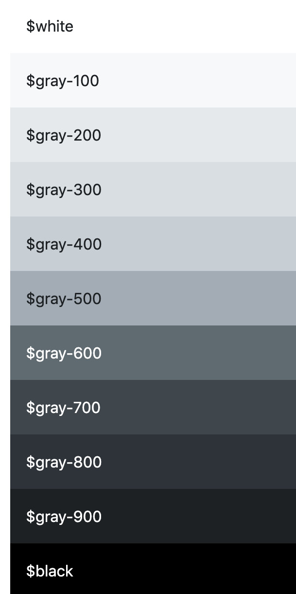 Figure 4.33 – Gray colors plus white and black 